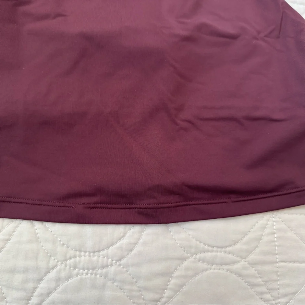 Athleta Maroon Criss-Cross Back Bra